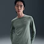 Nike Miler Men's Dri-FIT UV Long-Sleeve Running Top. Nike ID